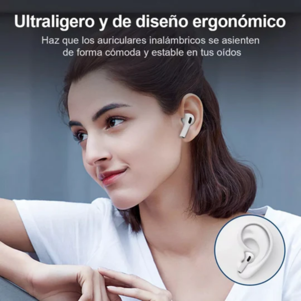 Audifonos Pro Bluetooth Pantalla Tactil - Imagen 3