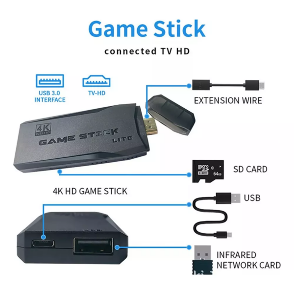 Consola Videojuegos Retro 10.000 Juegos (HDMI - 4K) - Imagen 2